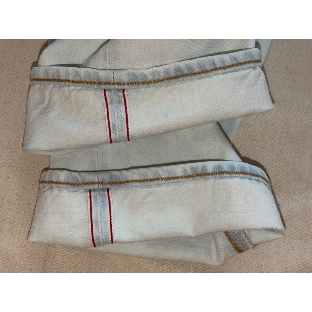 Todd Snyder Selvedge Jeans Mens 36x32 Slim Fit 12.5oz Japanese Denim Light Wash - Picture 4 of 9